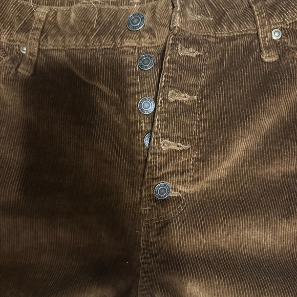 Time and Tru High Rise Corduroy Pants - Brown - Picture 4 of 8